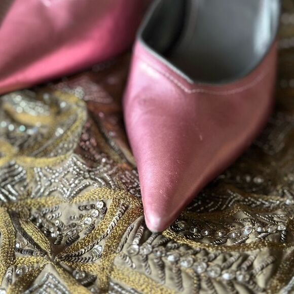 Steve Madden Metallic Pink D’Orsay Stiletto Heels - Picture 8 of 16